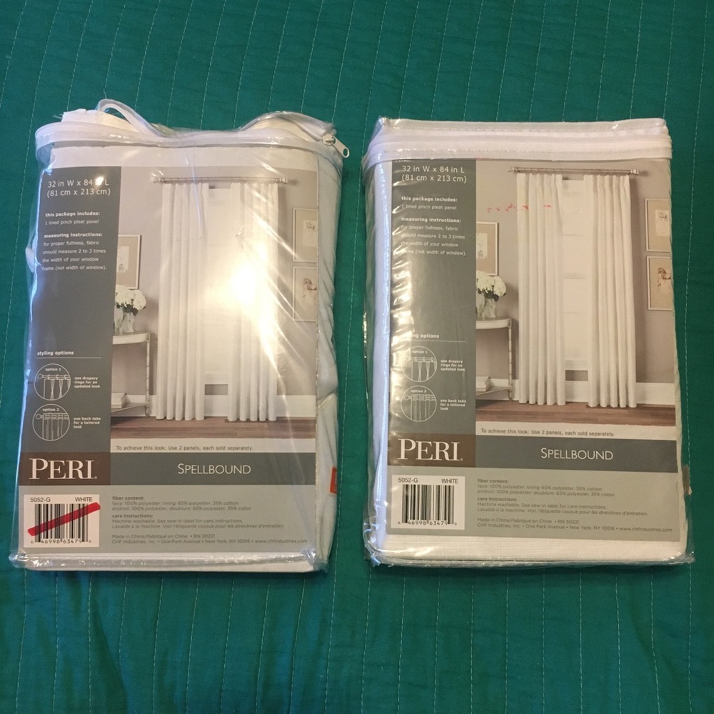 Matching White Pearl Window Panels (32 x 84)